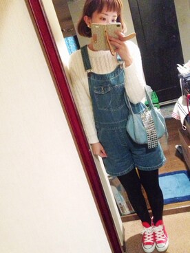「さしいろ」｜「アイテム（アクセサリー）」を使った、ふにゅさん（レディース・168cm）の春コーディネート