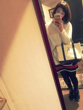 「UNIQLO（ユニクロ）のアイテム（ワンピース、その他）」を使った、ふにゅさん（レディース・168cm）の冬コーディネート