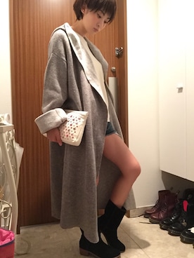 「DRWCYS（ドロシーズ）のアイテム（その他アウター）」を使った、繭さん（レディース・160cm）の秋コーディネート