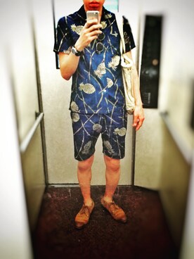 「OLD JOE & CO.（オールドジョーアンドコー）のアイテム（トップス）」を使った、ボブさん（メンズ・181cm）の春コーディネート