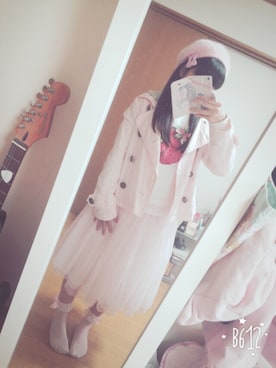 「Nile PERCH（ナイルパーチ）のアイテム（スウェット）」を使った、もんろーさん（レディース・152cm）の冬コーディネート