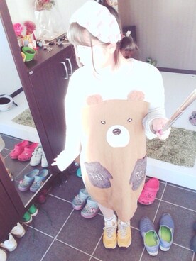 「ARROW（アロー）のアイテム（ワンピース/ドレス）」を使った、YUNAさん（レディース・144cm）の冬コーディネート