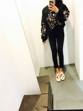 「Chiara Ferragni（キアラフェラーニ）のアイテム」を使った、09.421さん（レディース・163cm）の冬コーディネート