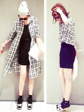 「UNITED ARROWS（ユナイテッドアローズ）のアイテム」を使った、gさん（レディース・168cm）の夏コーディネート