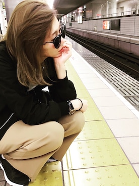 「JOURNAL STANDARD（ジャーナルスタンダード）のアイテム（その他アウター）」を使った、gさん（レディース・168cm）の秋コーディネート