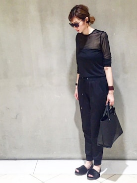 「Adam et Rope A・E・R（アダムエロペ）のアイテム（アクセサリー）」を使った、gさん（レディース・168cm）の秋コーディネート