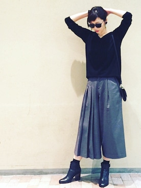 「Adam et Rope A・E・R（アダムエロペ）のアイテム（アクセサリー）」を使った、gさん（レディース・168cm）の秋コーディネート