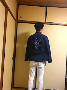 「BAYFLOW(BAYFLOW)」｜「アイテム（ブルゾン）」を使った、y.kさん（メンズ・172cm）の秋コーディネート