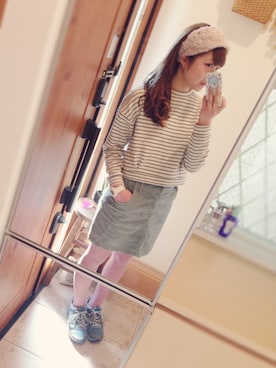 「L.D.S.（エルディーエス）のアイテム（その他アウター）」を使った、さかもと かほさん（レディース・162cm）の冬コーディネート