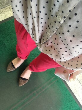 「FINAL DECISION（ファイナルディシジョン）のアイテム（トップス）」を使った、rinzuさん（レディース・165cm）の夏コーディネート