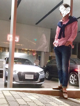 「プロデューサー巻き」｜「アイテム（その他）」を使った、ミニだタロよしさん（メンズ・179cm）の春コーディネート