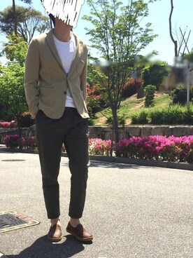 ミニだタロよしさん(メンズ・179cm)の春コーディネート