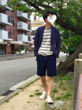 ミニだタロよしさん（メンズ・179cm）の夏コーディネート