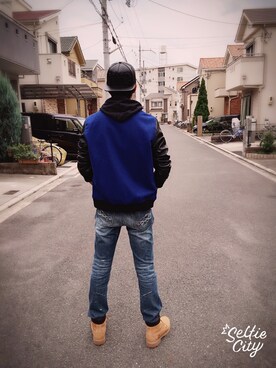 「Avail（アベイル）のアイテム（ブルゾン）」を使った、YUTOさん（メンズ・178cm）の秋コーディネート