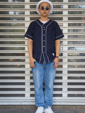「DEMARCOLAB（デマルコラブ）のアイテム（キャップ）」を使った、masterhandsさん（メンズ・170cm）の秋コーディネート