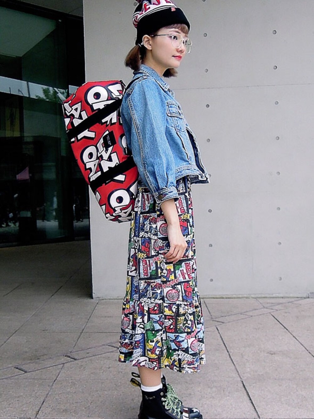 「MasterHands」｜「cece.tのアイテム（メガネ、シルバー系）」を使った、masterhandsさん（レディース・155cm）の夏コーディネートの1枚目の写真