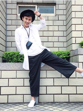 「zakka w（zakka w）のアイテム（財布/小物）」を使った、masterhandsさん（メンズ・175cm）の夏コーディネート