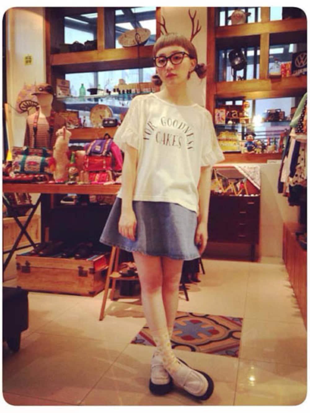 「MasterHands」｜「paishopのアイテム（Tシャツ/カットソー、ホワイト系）」を使った、masterhandsさん（レディース・155cm）の夏コーディネートの1枚目の写真