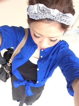 「Yves Saint Laurent（イヴサンローラン）のアイテム（フレグランス）」を使った、yukaさん（レディース・157cm）の夏コーディネート
