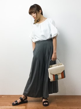 「アンティーク風」｜ARISAさん（レディース・155cm）の夏コーディネート