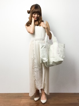 「PEACH JOHN（ピーチジョン）のアイテム」を使った、ARISAさん（レディース・155cm）の夏コーディネート