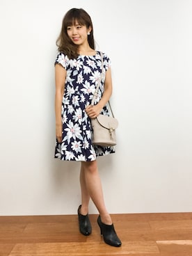 「Cherite by PRIME PATTERN（シェリエットバイプライムパターン）のアイテム」を使った、ARISAさん（レディース・155cm）の夏コーディネート