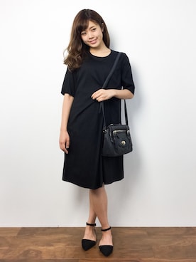 「Abahouse Devinette（ドゥヴィネット）のアイテム（ワンピース/ドレス）」を使った、ARISAさん（レディース・155cm）の秋コーディネート