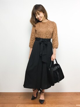 ARISAさん（レディース・155cm）の秋コーディネート