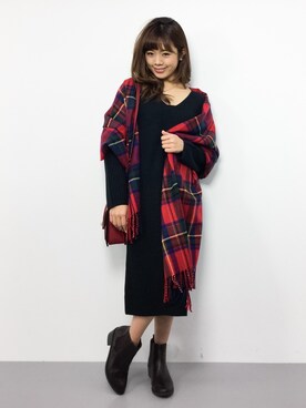 「Accessorize（アクセサライズ）のアイテム」を使った、ARISAさん（レディース・155cm）の秋コーディネート