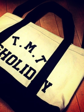 「TMT（ティーエムティー）のアイテム（バッグ）」を使った、yosさん（メンズ・173cm）の夏コーディネート