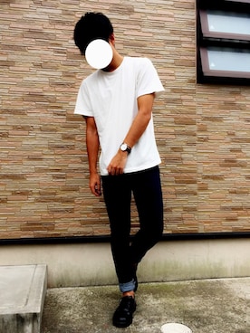 「アイテム（バングル/リストバンド）」を使った、たなてぃんさん（メンズ・172cm・20代）の秋コーディネート