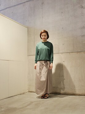 note et silence.さん(レディース・157cm)の夏コーディネート