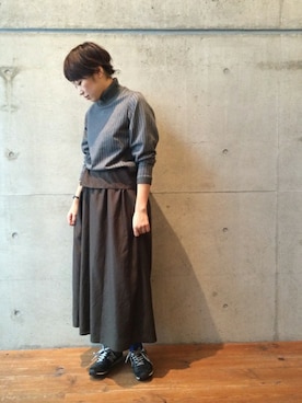 「Ebonyivory（エボニーアイボリー）のアイテム」を使った、note et silence.さん（レディース・165cm）の冬コーディネート