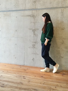 「rukkilill（ルッキリル）のアイテム」を使った、note et silence.さん（レディース・159cm）の冬コーディネート