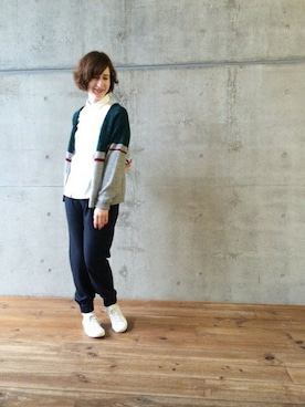 「Ebonyivory（エボニーアイボリー）のアイテム」を使った、note et silence.さん（レディース・170cm）の冬コーディネート