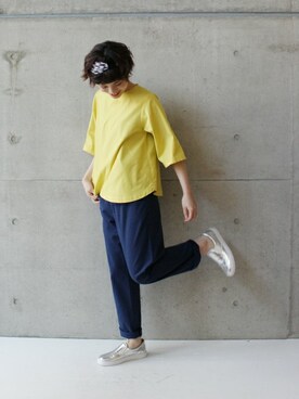 「note et silence （ノートエシロンス）のアイテム」を使った、note et silence.さん（レディース・163cm）の夏コーディネート