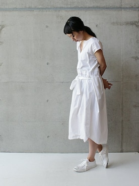 「Ebonyivory（エボニーアイボリー）のアイテム」を使った、note et silence.さん（レディース・166cm）の夏コーディネート