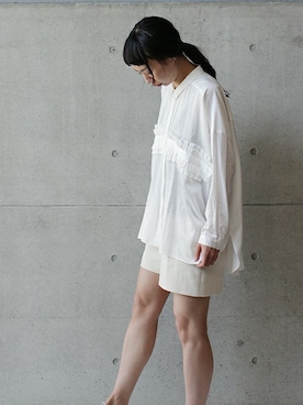 「Ebonyivory（エボニーアイボリー）のアイテム」を使った、note et silence.さん（レディース・166cm）の春コーディネート