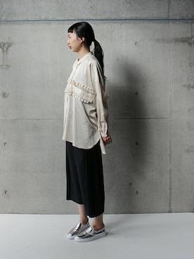 note et silence.さん（レディース・166cm）の夏コーディネート