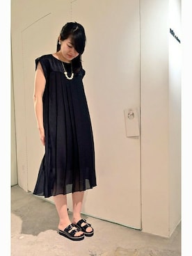 「Ebonyivory（エボニーアイボリー）のアイテム」を使った、note et silence.さん（レディース・161cm）の春コーディネート
