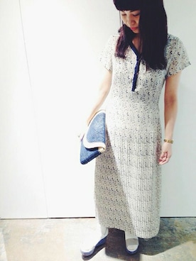 「rukkilill（ルッキリル）のアイテム」を使った、note et silence.さん（レディース・159cm）の春コーディネート