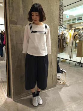 「So 1:1（ソウワンバイワン）のアイテム」を使った、note et silence.さん（レディース・158cm）の春コーディネート