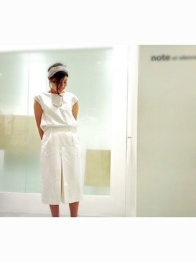 「Ebonyivory（エボニーアイボリー）のアイテム」を使った、note et silence.さん（レディース・165cm）の春コーディネート