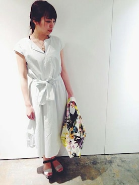 「Ebonyivory（エボニーアイボリー）のアイテム」を使った、note et silence.さん（レディース・162cm）の春コーディネート