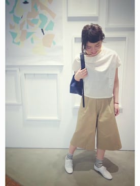 「Ebonyivory（エボニーアイボリー）のアイテム」を使った、note et silence.さん（レディース・158cm）の春コーディネート