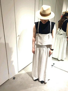 「Ebonyivory（エボニーアイボリー）のアイテム」を使った、note et silence.さん（レディース・156cm）の春コーディネート