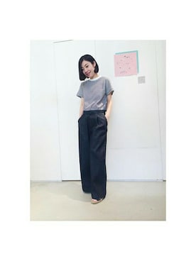 「nitca（ニトカ）のアイテム」を使った、note et silence.さん（レディース・157cm）の春コーディネート