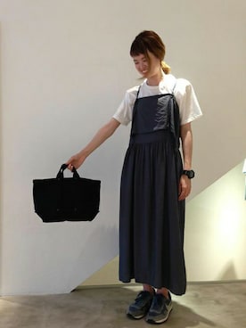 「Ebonyivory（エボニーアイボリー）のアイテム」を使った、note et silence.さん（レディース・166cm）の夏コーディネート