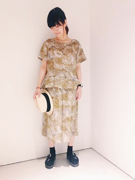 note et silence.さん（レディース・163cm）の春コーディネート