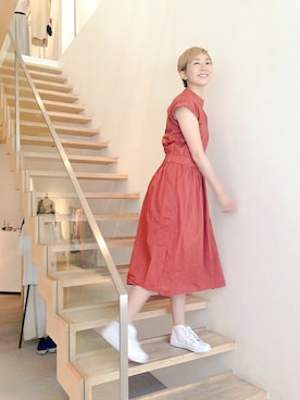 「Ebonyivory（エボニーアイボリー）のアイテム」を使った、note et silence.さん（レディース・166cm）の夏コーディネート